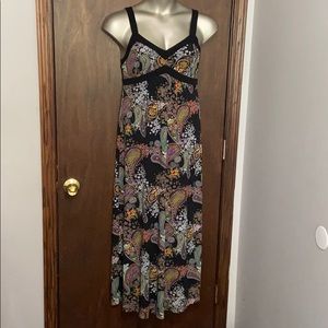 John Paul Richard Colorful Pattern Maxi Dress